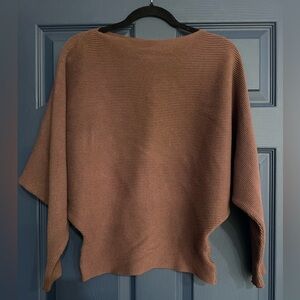 Women's Chocolate Brown Sweater, Gaberly Size S/M